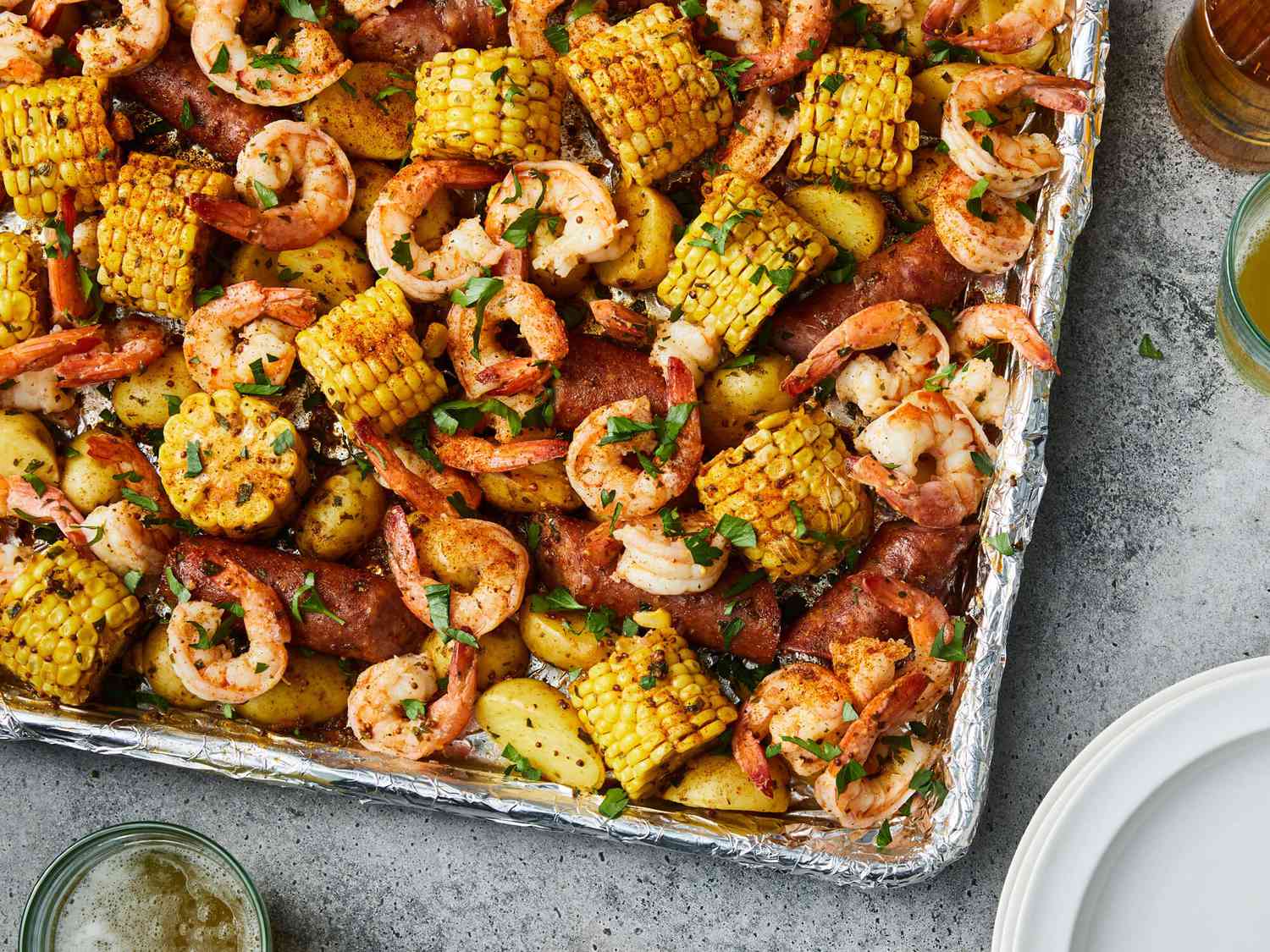 sheet pan shrimp boil