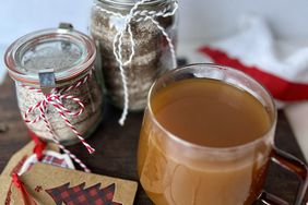 Southern Living Friendship tea in jars and prepared in a mug 