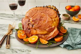 Brown Sugar-Bourbon-Glazed Ham