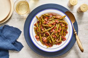 Southern Living Slow Cooker Green beans in a bowl to serve