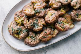 Smashed Baby Red Potatoes