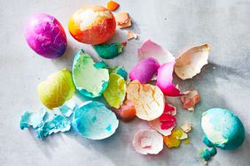 easter eggs with broken shells - Southern Living