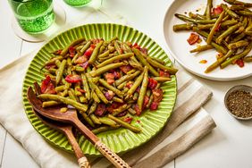 Southern Living Southern Style Green Beans in a serving dish 