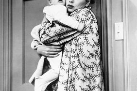 Lucille Ball with baby