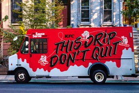 KFC Sauce Serve Truck