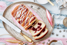 Cranberry Pull-Apart Bread with Orange-Cream Cheese Icing