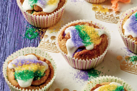 Mini King Cake Cupcakes